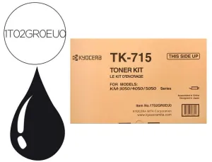 KYOCERA TK715 NEGRO CARTUCHO DE TONER ORIGINAL - 1T02GR0EU0