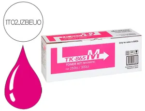 KYOCERA TK865 MAGENTA CARTUCHO DE TONER ORIGINAL - 1T02JZBEU0/TK865M
