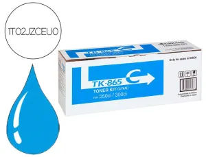 KYOCERA TK865 CYAN CARTUCHO DE TONER ORIGINAL - 1T02JZCEU0/TK865C