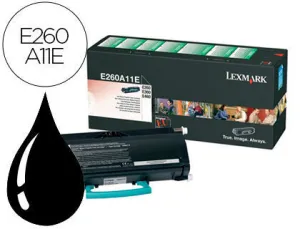 LEXMARK E260/E360/E460/E462 NEGRO CARTUCHO DE TONER ORIGINAL - E260A11E