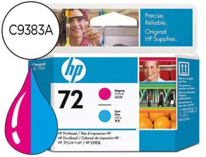 CONSUMIBLES HP INC CABEZAL MAGENTA Y CIAN HP 72