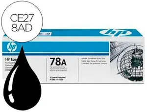 HP CE278A NEGRO PACK DE 2 CARTUCHOS DE TONER ORIGINALES - 78A