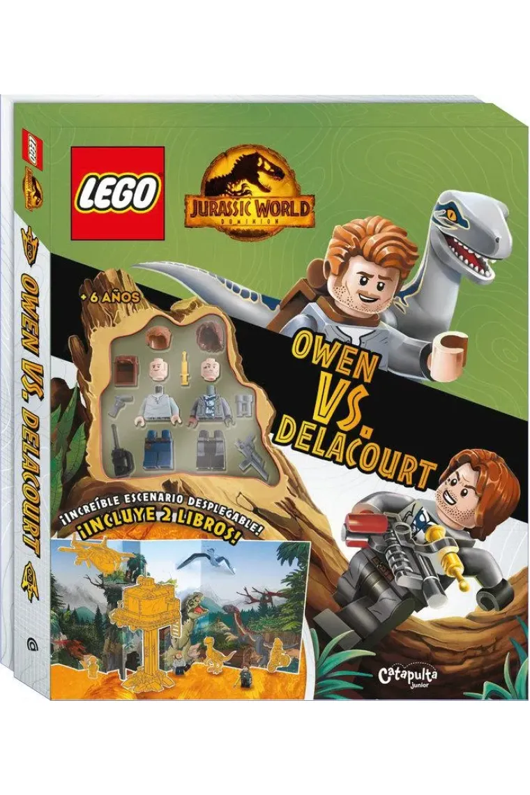 Lego Jurassic World. Owen vs. Delacourt