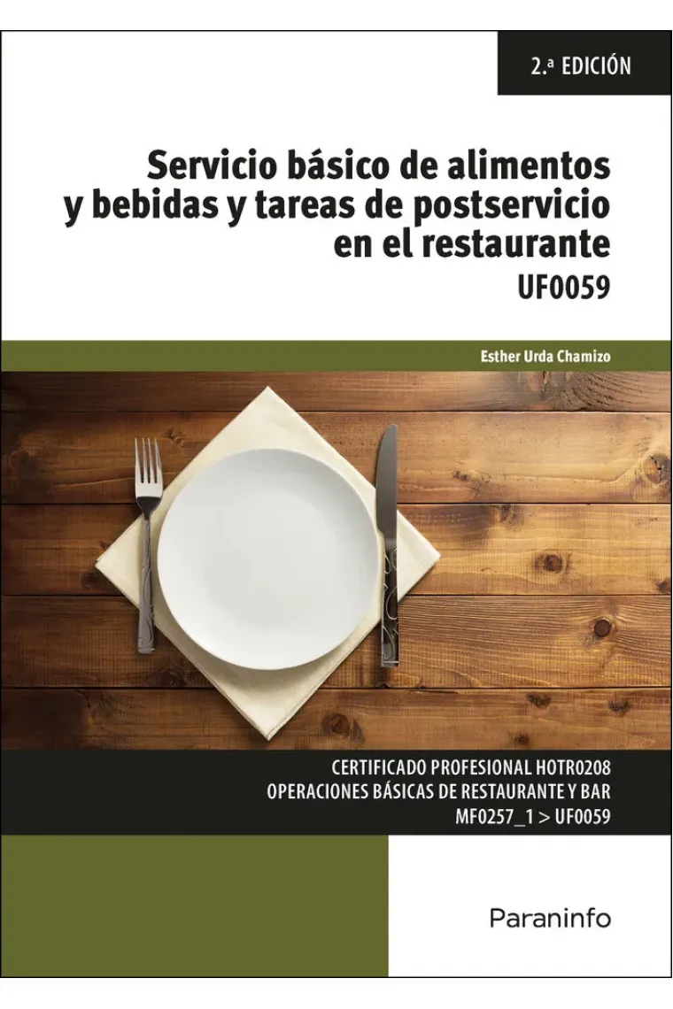 SERVICIO BASICO DE ALIMENTOS Y BEBIDAS Y TAREAS DE POSTSERV