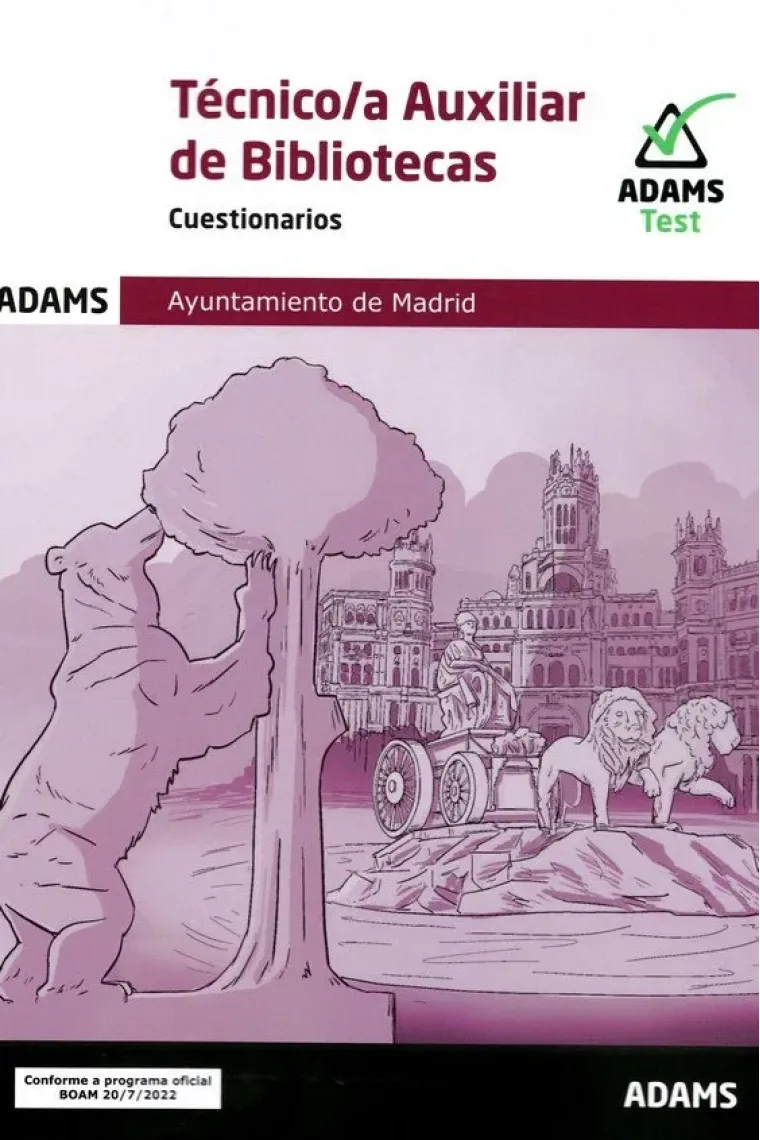 TECNICO/A AUXILIAR DE BIBLIOTECAS CUESTIONARIOS