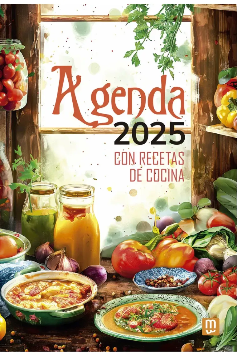 AGENDA 2025 CON RECETAS DE COCINA