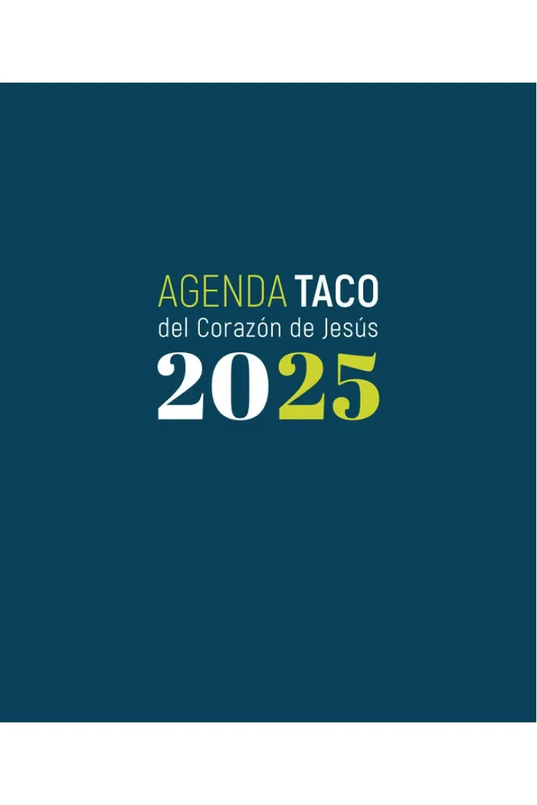 AGENDA 2025 TACO SAGRADO CORAZON