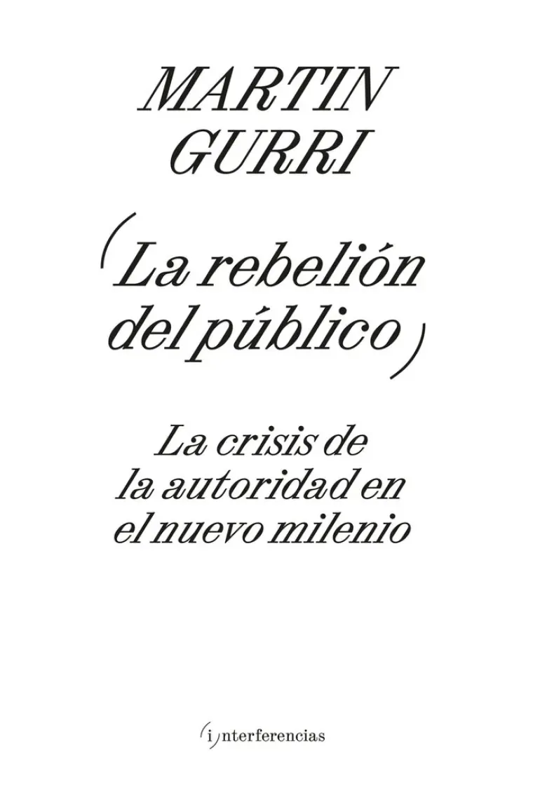La rebelión del público.