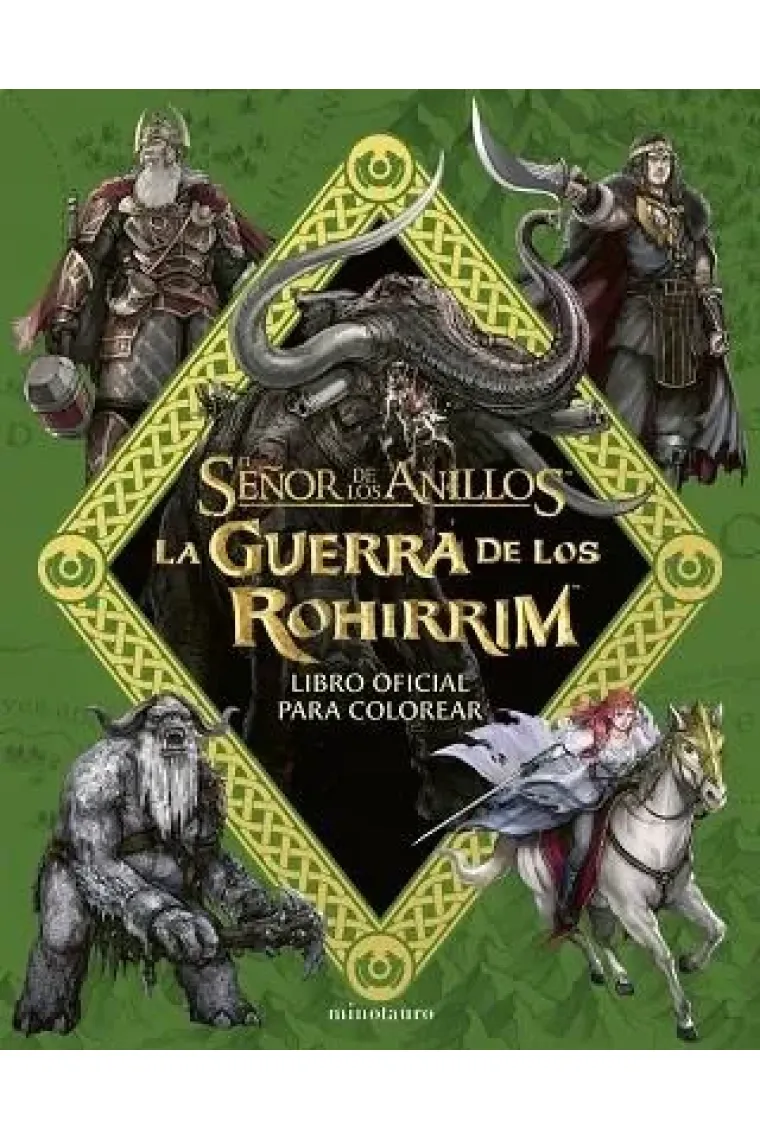 LA GUERRA DE LOS ROHIRRIM LIBRO OFICIAL PARA COLOREAR