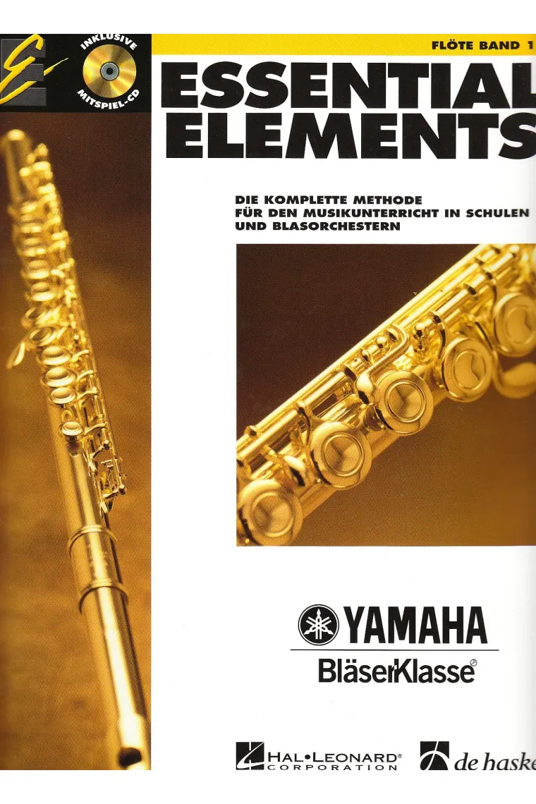 ESSENTIAL ELEMENTS BAND 1 - FUR FLOTE FLUTE TRAVERSIERE +CD (Inglés)