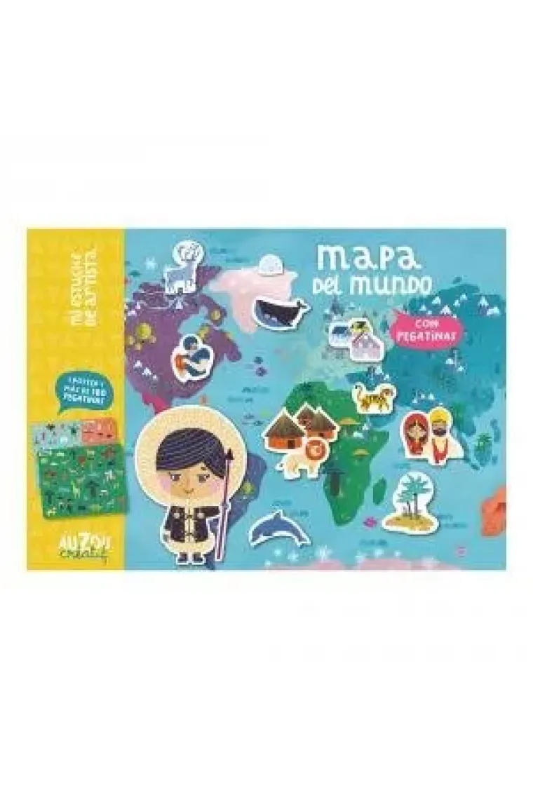 ESTUCHE ARTISTA MAPA DEL MUNDO