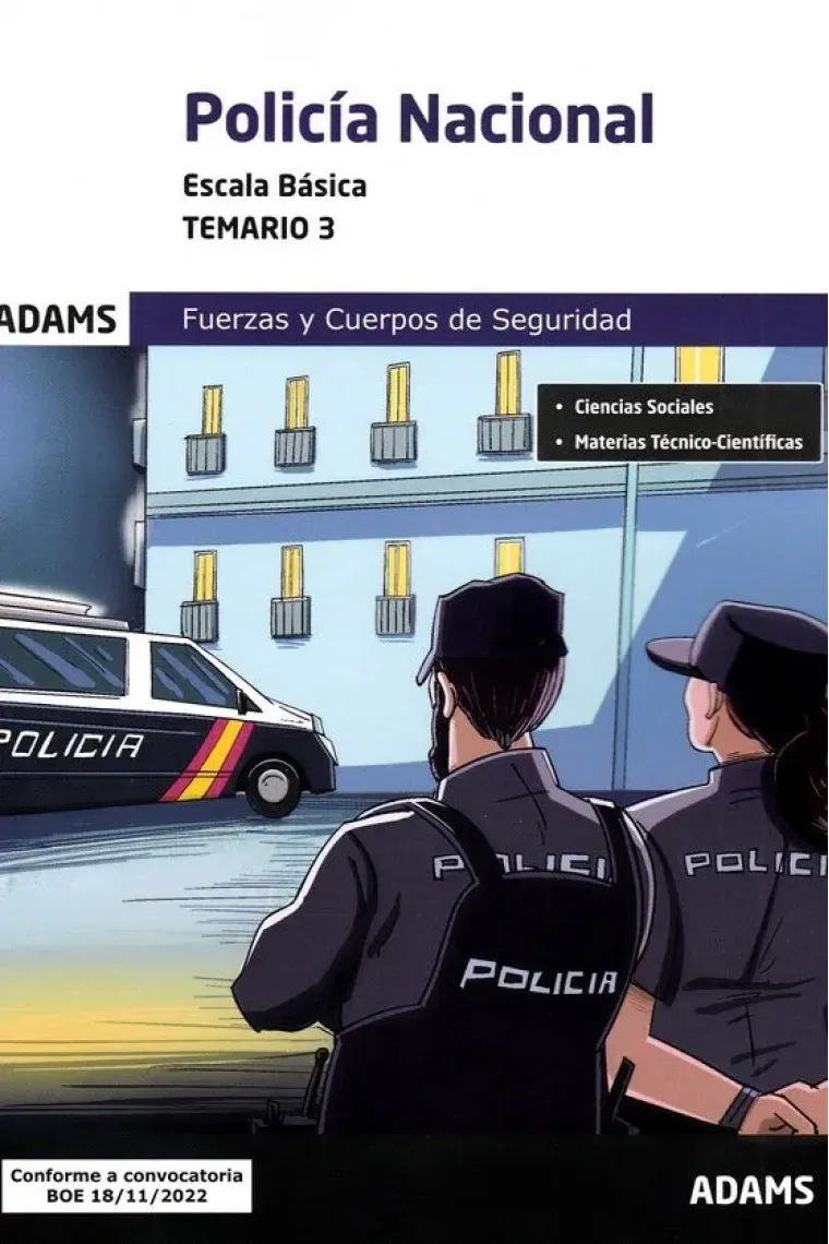 TEMARIO 3 POLICIA NACIONAL ESCALA BASICA