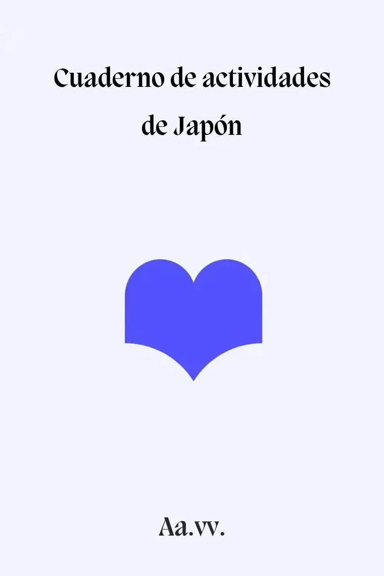 Cuaderno de actividades de Japón