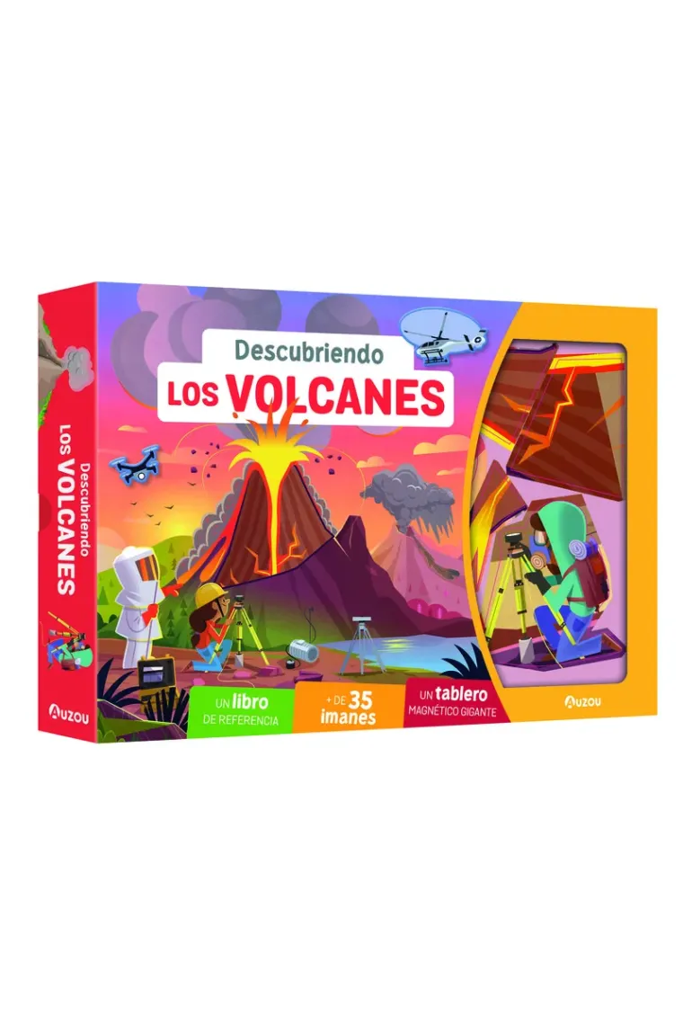DESCUBRIENDO LOS VOLCANES TABLERO MAGNETICO