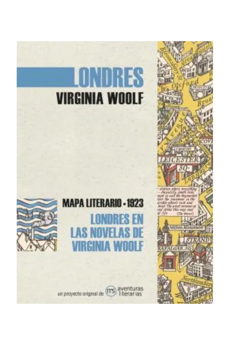 Londres en las novelas de Virginia Woolf (Mapa Literario, 1923)