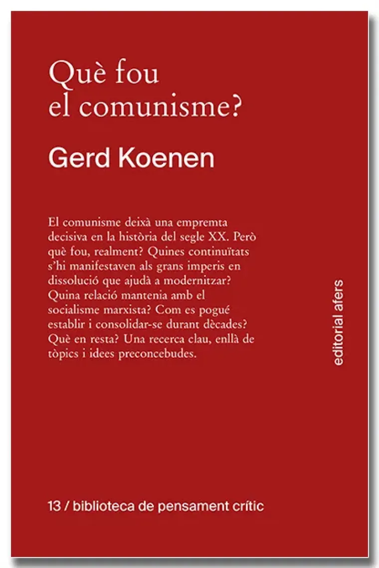 Què fou del comunisme? (Catalán)
