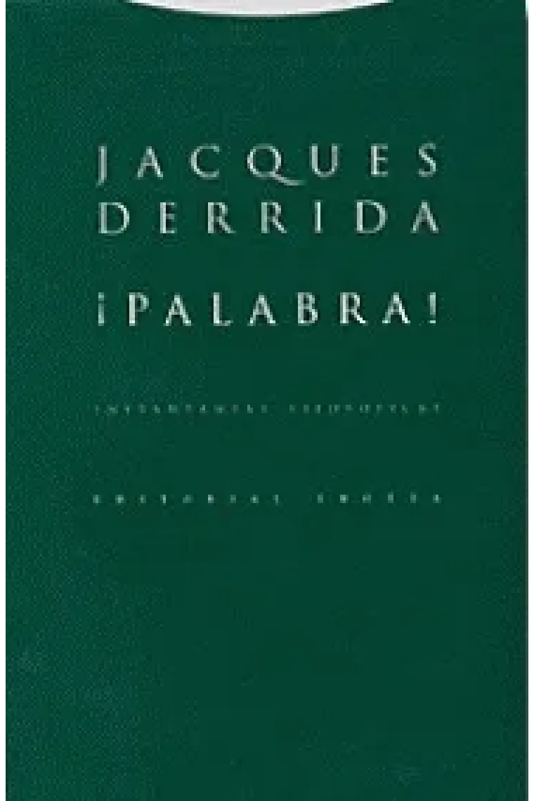 ¡Palabra! (Instantáneas filosóficas)