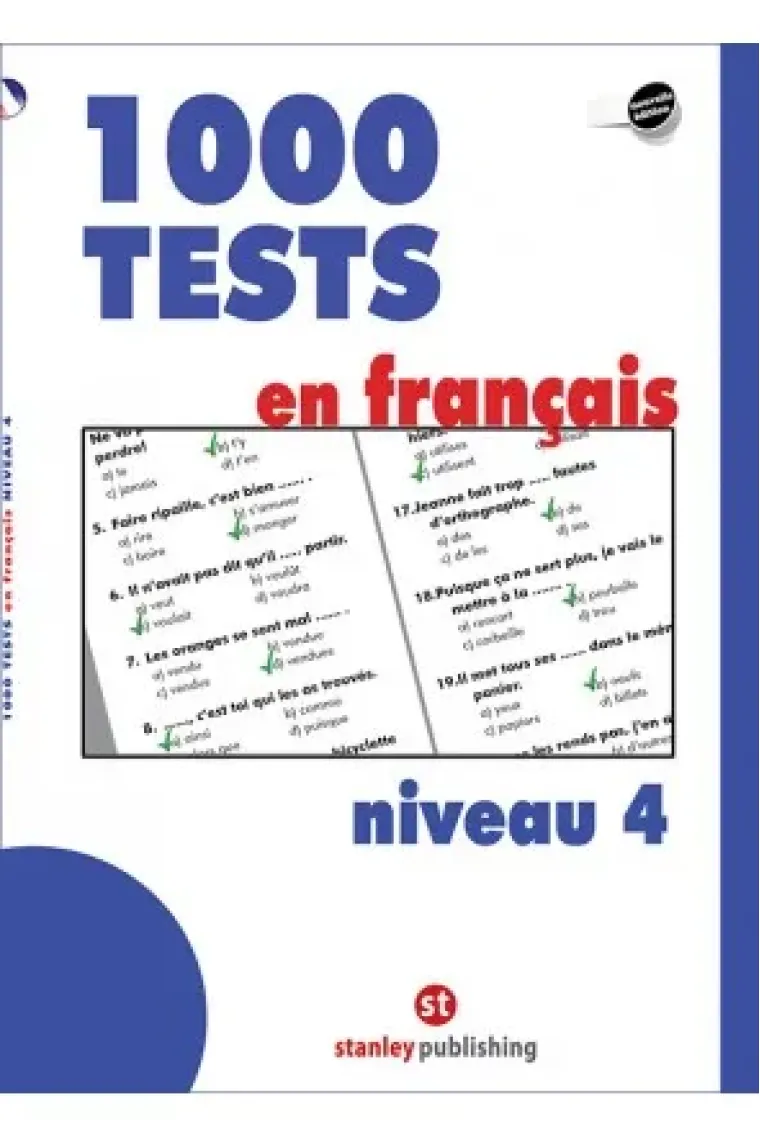 1000 tests en français. Niveau 4 (Francés)