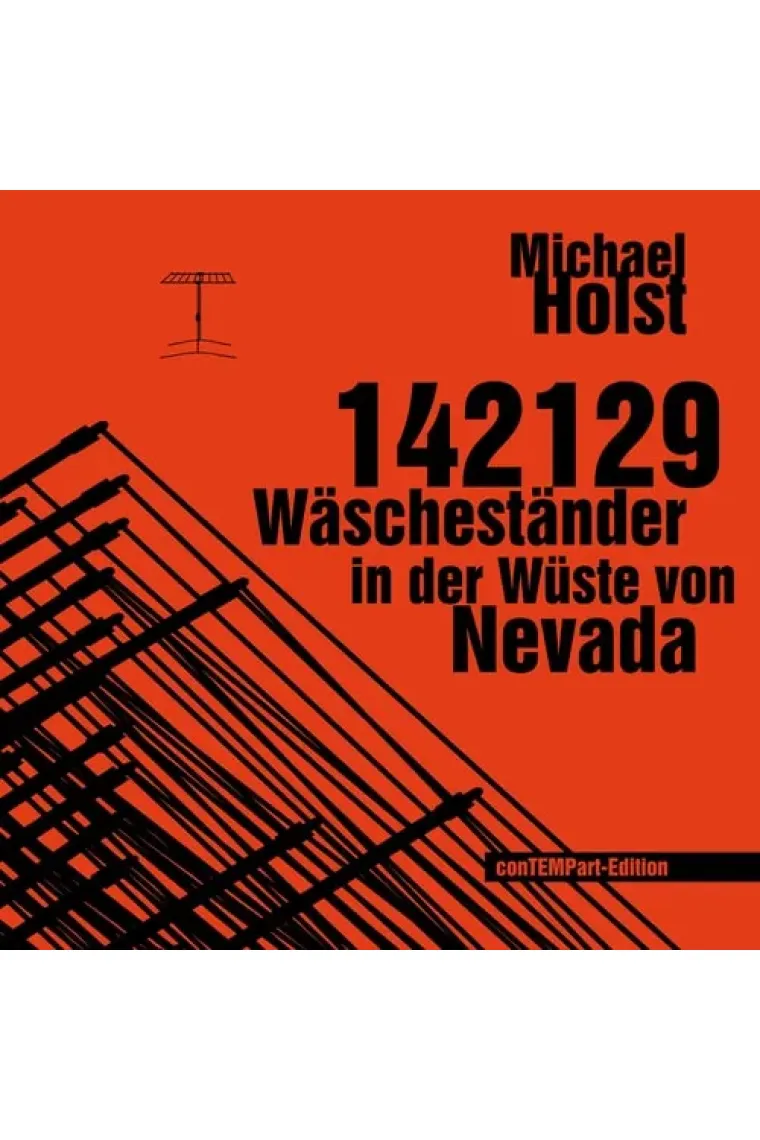142129 Wäscheständer in der Wüste von Nevada Projekt einer Installation für Christo und Jeanne-Claude