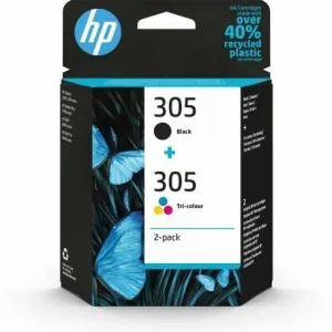 HP 305 NEGRO + COLOR PACK DE 2 CARTUCHOS DE TINTA ORIGINALES - 6ZD17AE