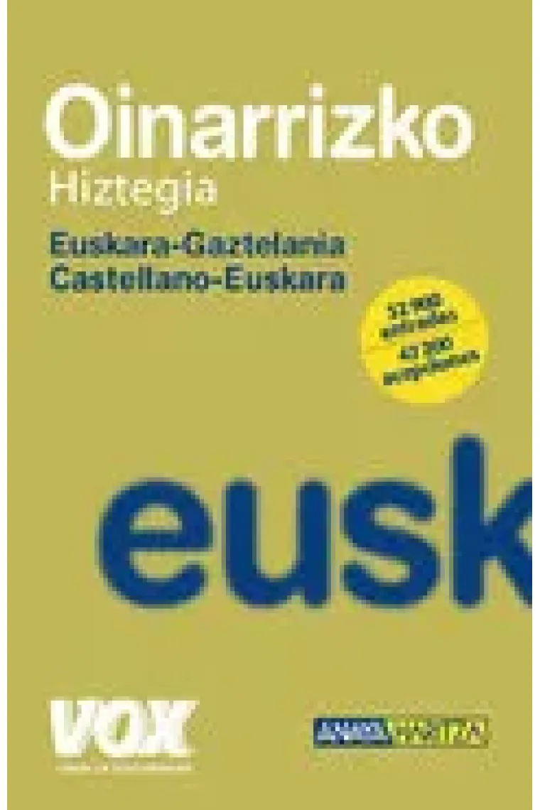 Oinarrizko Hiztegia euskera-castellano/castellano-euskera (Vascuence (Euskera))