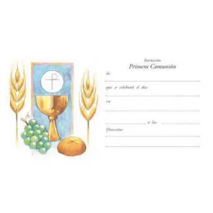 INVITACION COMUNION C/SOB14374P.50 14374 MAK680050