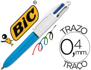 BIC BOLIGRAFO BIC CUATRO COLORES MINI PUNTA MEDIA 1MM