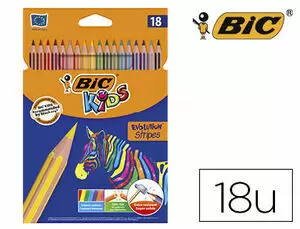 BIC LAPICES COLORES BIC TROPICOLOR 18COL 832567 MAK649581