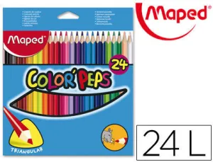 MAPED LAPICES COLORES MAPED 24COLORES 183224 MAK649269
