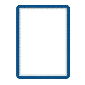 TARIFOLD MARCO PORTA ANUNCIOS ADHESIVO CIERRE MAGNETICO MAGNETICO DIN A4 COLOR AZUL PACK 2 UDS 944524