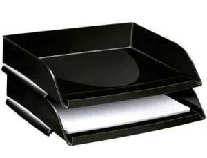 #CEP BANDEJA APAISADA CEP PRO.PORTAETIQUETAS CENTRAL.APILABLES.260X350X70MM NEGRO REF.135-2