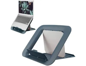 LEITZ ERGO COSY SOPORTE AJUSTABLE PARA PORTATIL - DISEÃ±O ERGONOMICO - ALTURA AJUSTABLE - COLOR GRIS TERCIOPELO