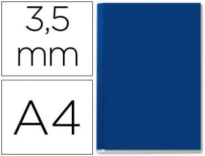 ESSELTE TAPA RIGIDA LEITZ 15-35H AZUL 10U 73900035 MAK220101