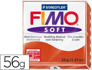 PASTA FIMO SOFT ROJO INDIAN 056 GRAMOS 9808020-24