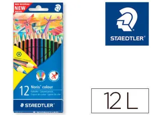 STAEDTLER LAPICES COLORES STAEDTLER NORIS 12COL 185 C12 MAK649280