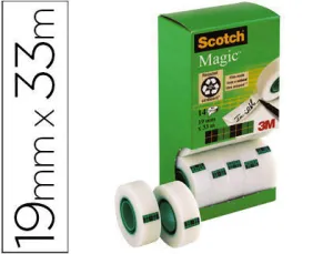 3M MMM CINTA ADHESIVA INV.SCOTCH 19X33 P.14U 810PCK14 MAK068960
