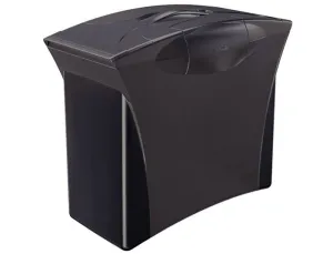 #PIERRE HENRY ARCHIVADOR PLASTICO RIGIDO NEGRO PORTATIL 370X240X300MM.5 CARP.A4 H.15-20 CARP.REF 040245