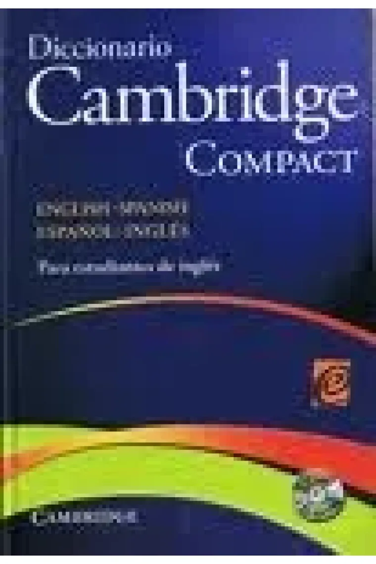 Diccionario Cambridge  Compact english-spanish/español-inglés para estudiantes de inglés + CD-ROM (Inglés)