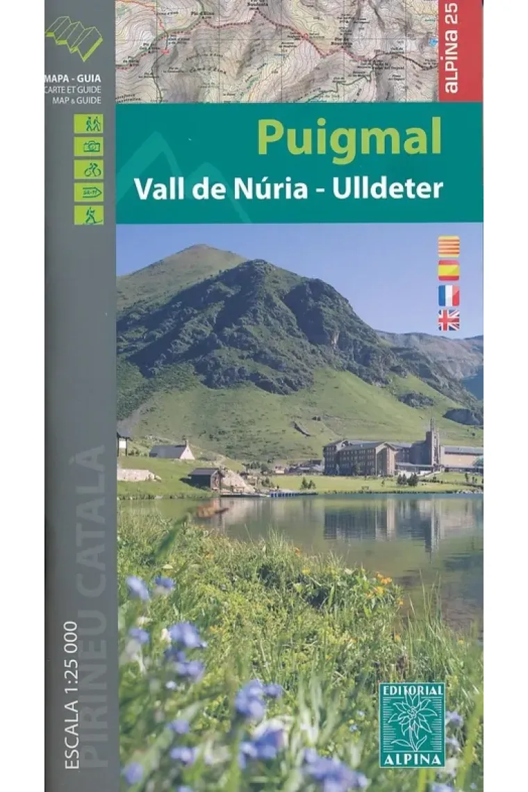 Puigmal-Vall de Núria-Ulldeter E1/25.000 (Inglés)