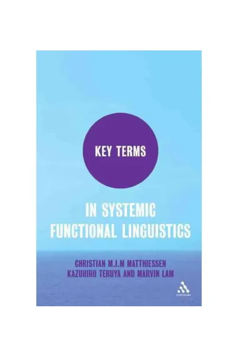 Key terms in systemic functional linguistics (Inglés)