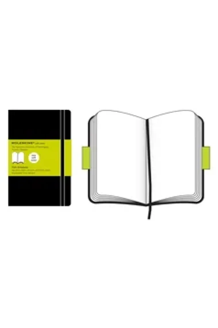 Moleskine* Cuaderno Clásico Liso Pocket (rústica-negro)