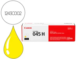 CANON 045H AMARILLO CARTUCHO DE TONER ORIGINAL - 1243C002