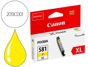 CANON CLI581XL AMARILLO CARTUCHO DE TINTA ORIGINAL - 2051C001
