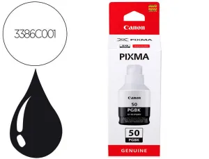 CANON GI50 NEGRO BOTELLA DE TINTA ORIGINAL - GI50PGBK/3386C001
