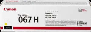 CANON 067H AMARILLO CARTUCHO DE TONER ORIGINAL - 5103C002