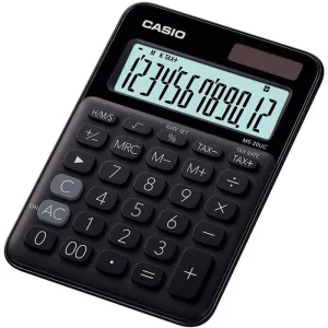 CASIO CALCULADORA CASIO MS20UC NEGRO MS-20UC-BK MAK247855