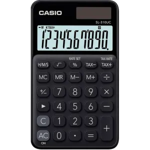 CASIO CALCULADORA CASIO SL310UC NEGRO SL-310UC-BK MAK247850