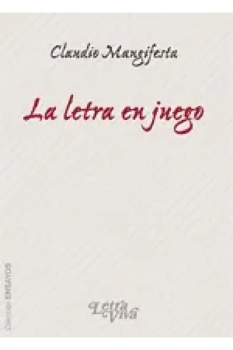 La letra en juego