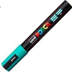 POSCA PC-5M VERDE ESMERALDA 1.8-2.5MM GRUESO