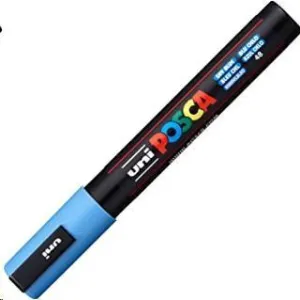 POSCA PC-5M AZUL CIELO 1.8-2.5 MM GRUESO